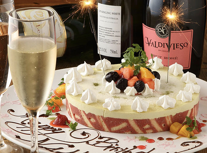 サプライズ！【 バースデープレート付 肉料理コース 】