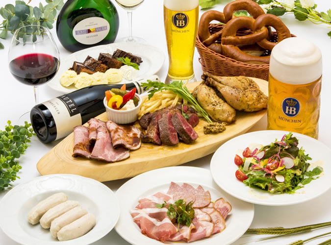 【ビュッフェプラン】自家製ローストビーフ含む豪華プレミアムコース						