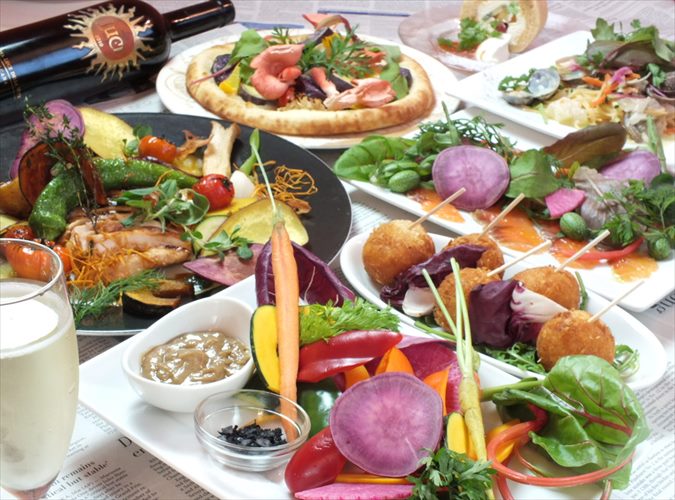 【3h飲み放題付】スパークリング含む！オマール海老のパスタ・Wメインの贅沢堪能♪					