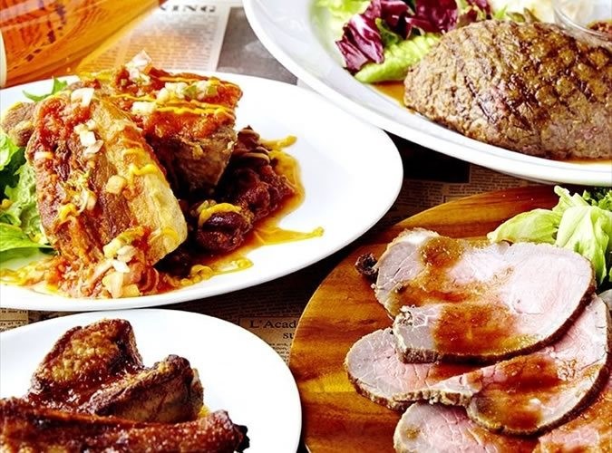 【ランチ特別価格 ￥2000オフ！】ステーキ＆お鍋の贅沢コース 3時間飲み放題